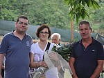 Il presidente Autiero con i genitori di Matteo Lenzi