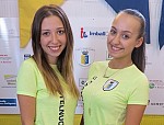 Le due hostess Francesca Catoi e Chiara Sargentini