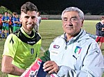 Madrigali Andrea (AIA Lucca) e Merlini Giorgio (FIGC Lucca)