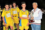 Premiazione Gabriel Mori capitano Castelnuovo
