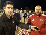 Premiazione Massimo Belluomini (Allenatore Cgc Capezzano Pianore)