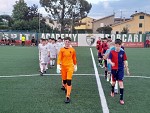 Ingresso in campo Montignoso-Tau