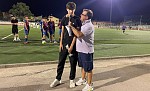 Filippo Pancioni intervistato durante la premiazione