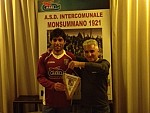 Marchetti con il dirigente Claudio Biondi